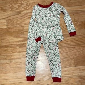 3T Burts Bees Baby Christmas pajamas
